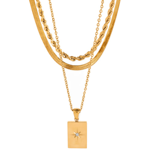 Raphaela Layered Gold Necklace